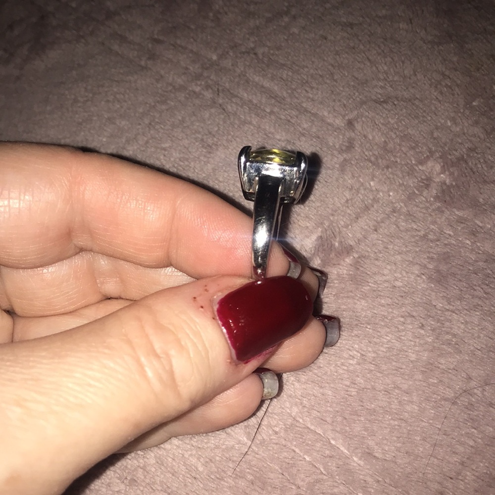 Rectangular Period Cocktail Ring Size 6 - image 7